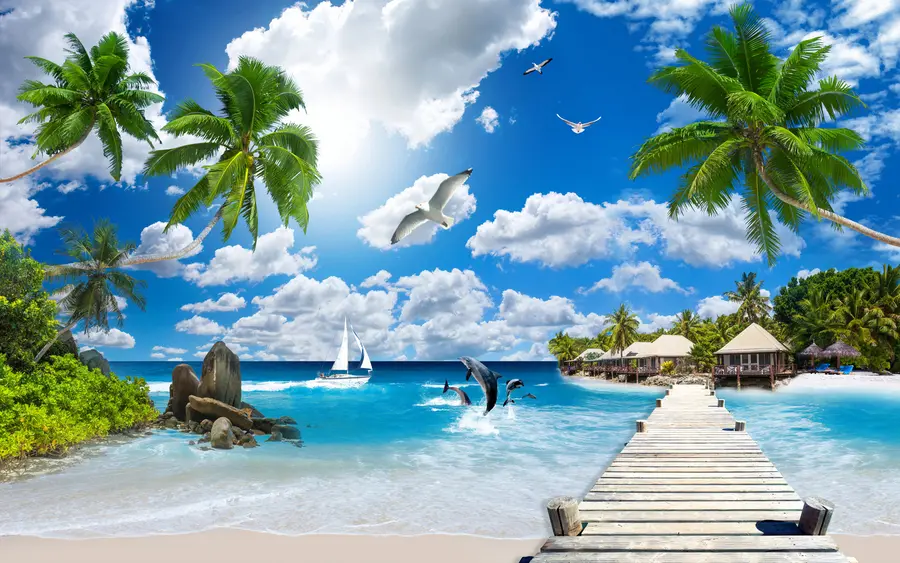 zidne murale Rajski otok u06969