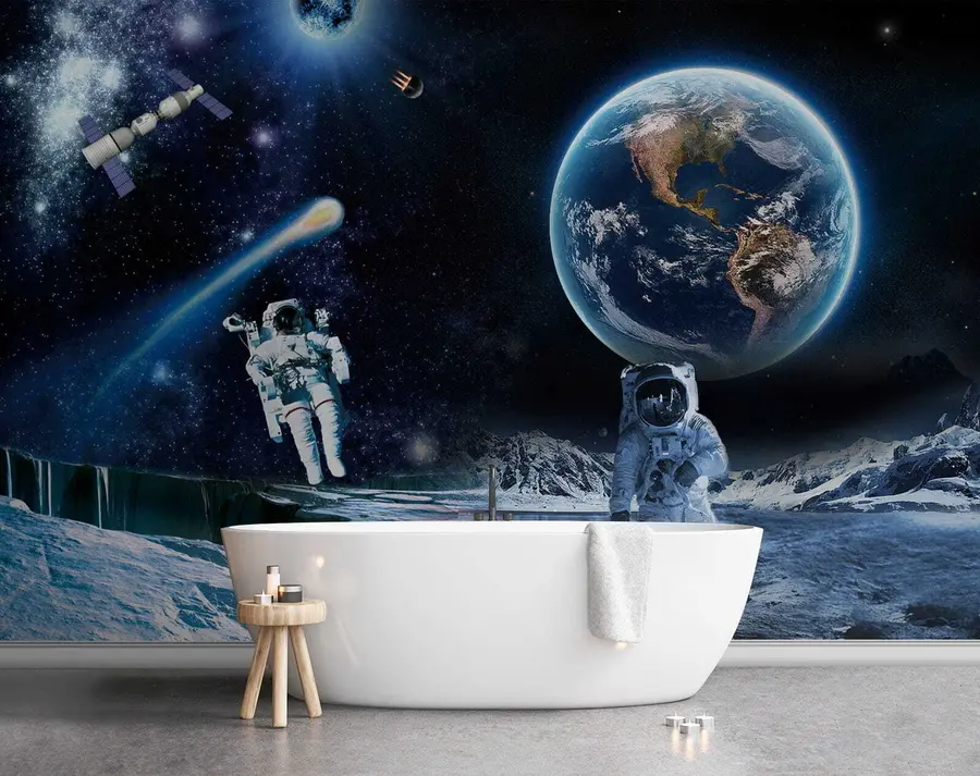 zidne murale Astronauti na Mjesecu u23243