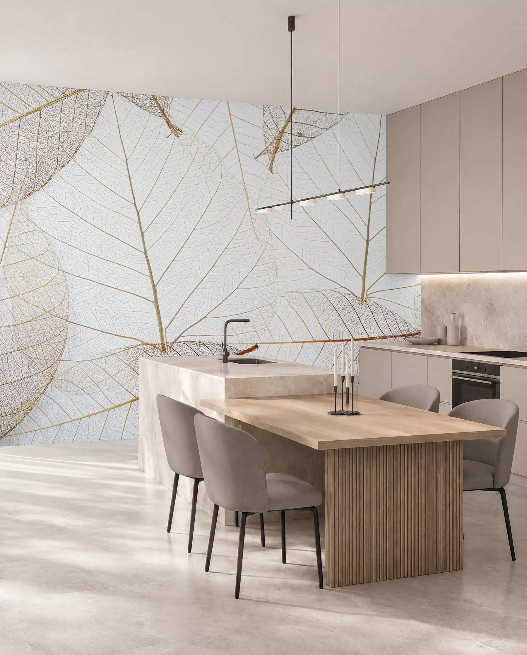 zidne murale Prozirni listovi u24439