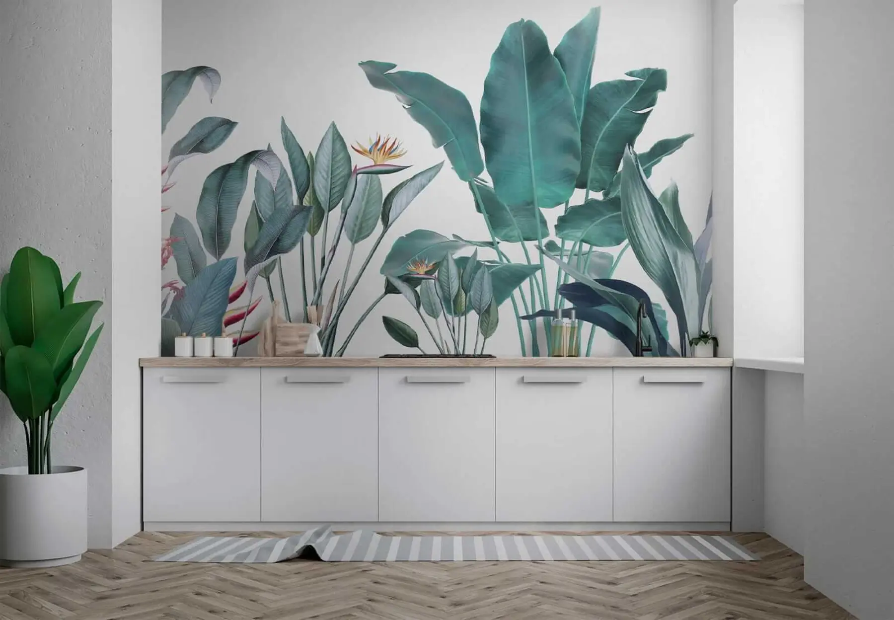zidne murale Biljka, list i botanika u29493