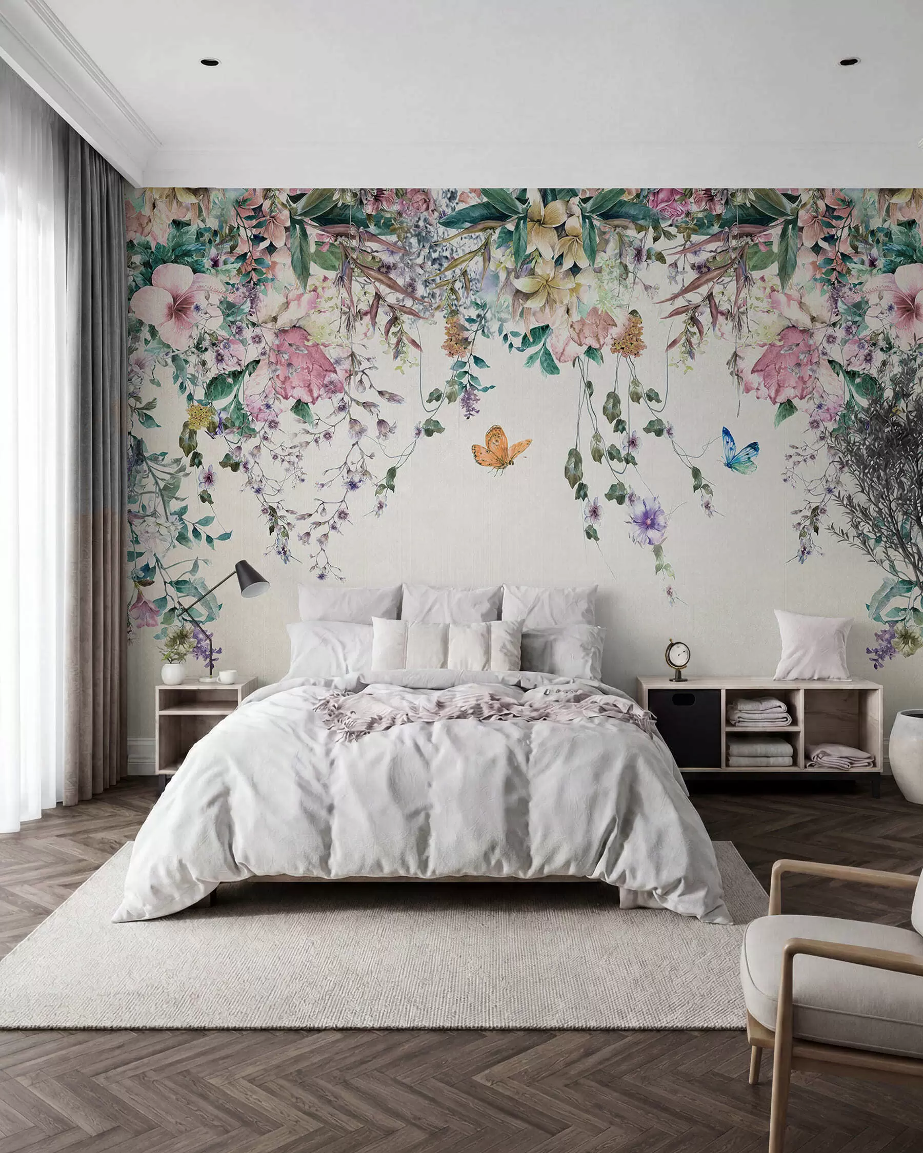 zidne murale Girlanda leptira u30601
