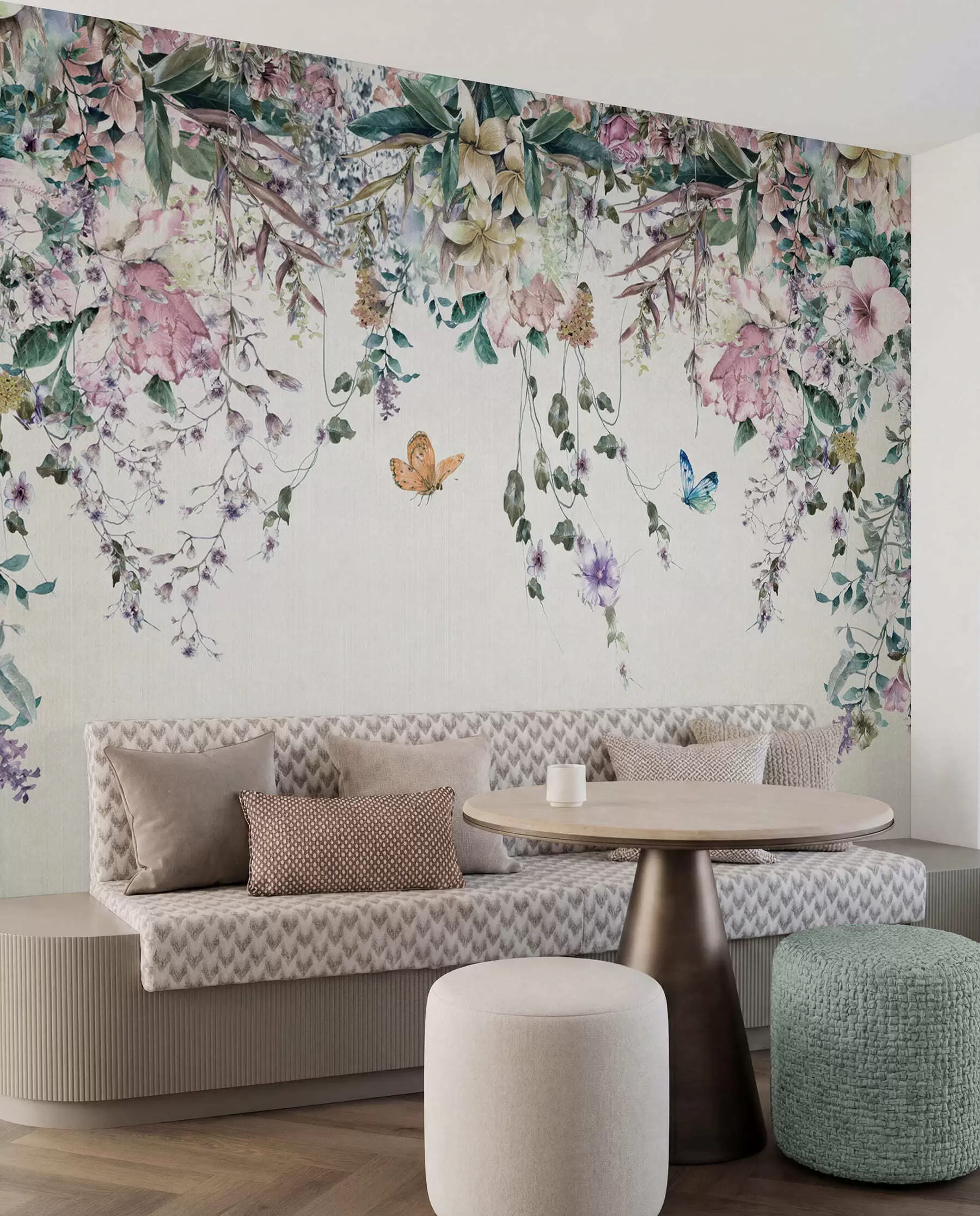 zidne murale Girlanda leptira u30601