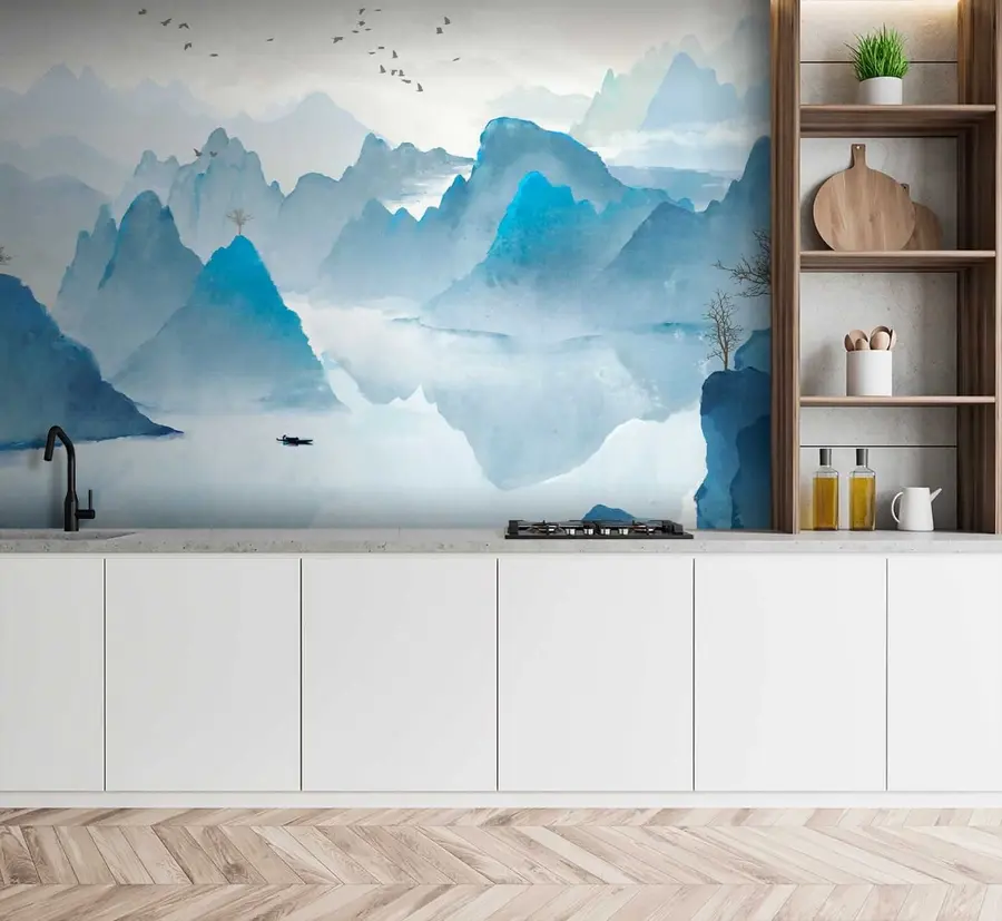 zidne murale Plave planine u32523