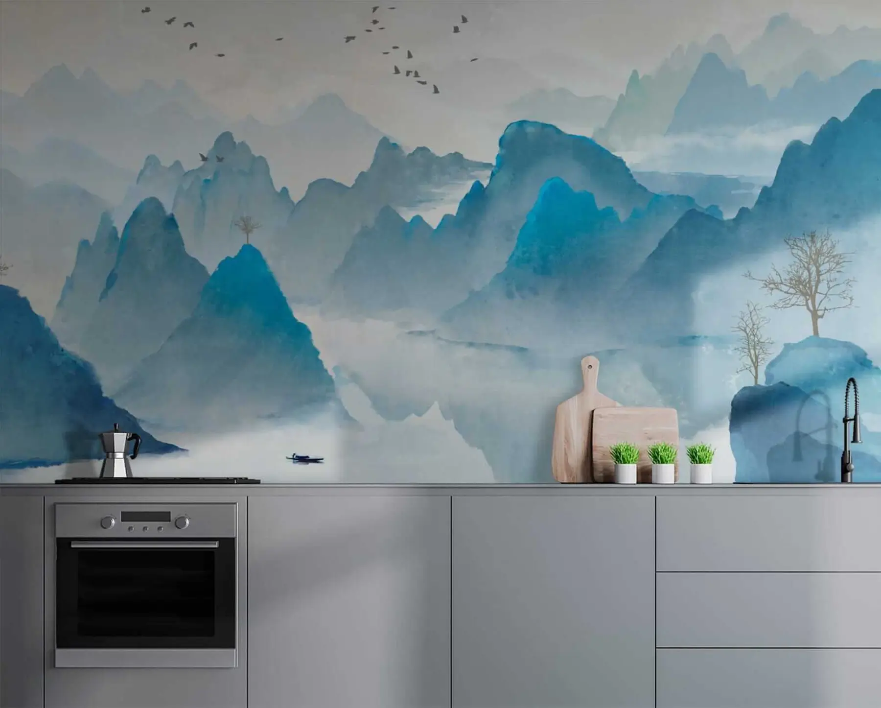 zidne murale Plave planine u32523