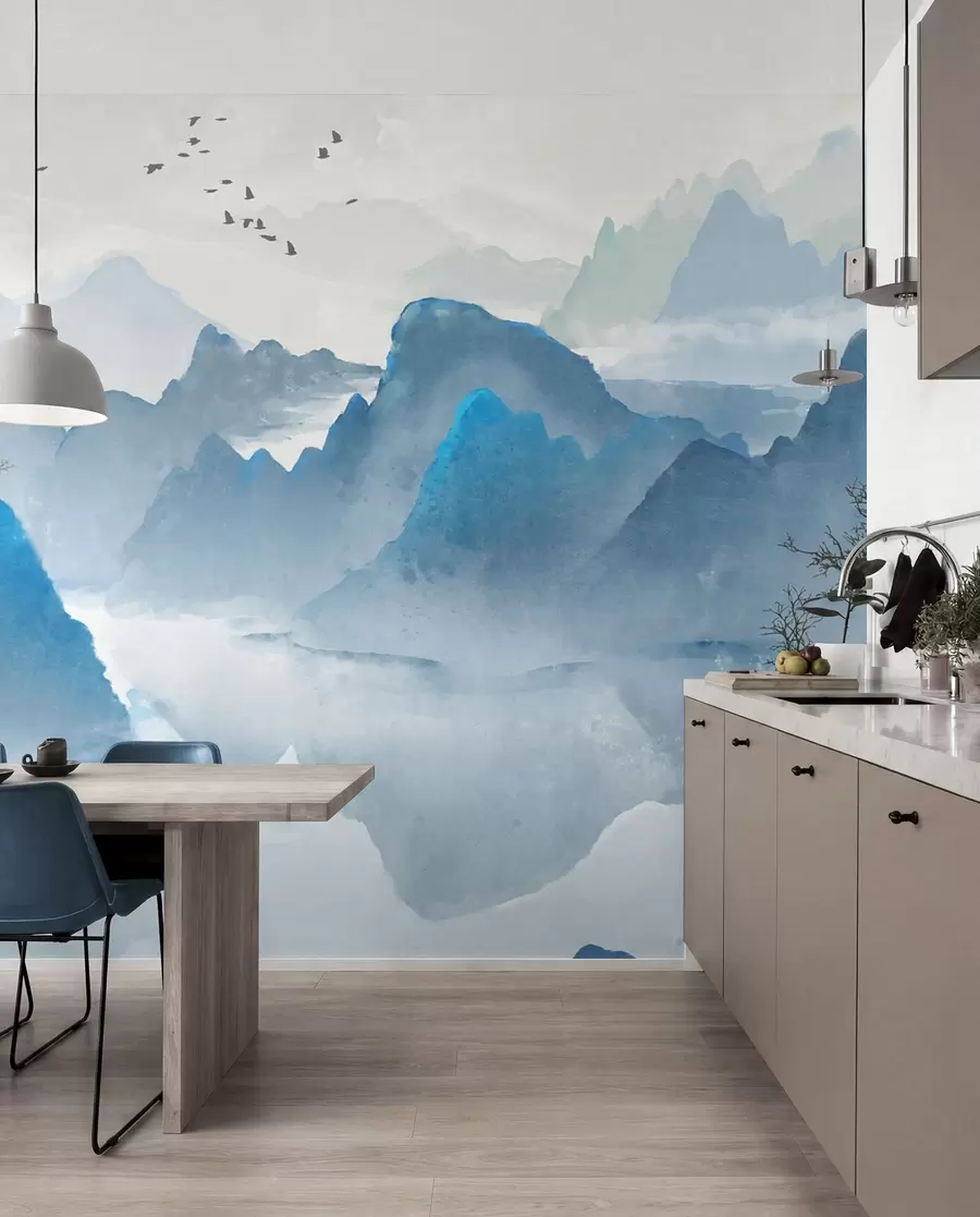 zidne murale Plave planine u32523