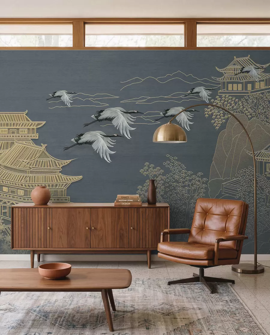 zidne murale Crtanje u japanskom stilu u38720