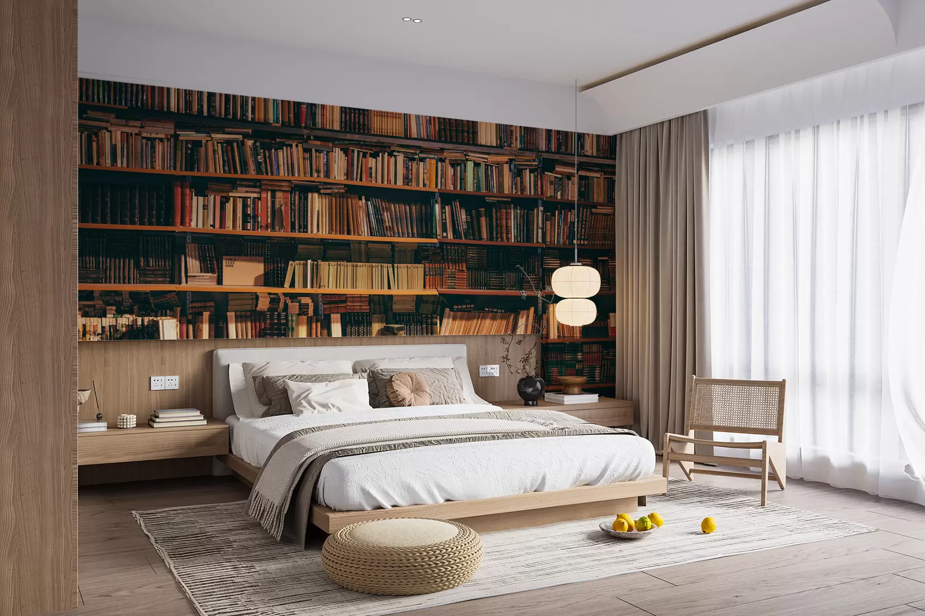 zidne murale Velika knjižnica u40004