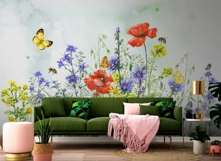 zidne murale Ljetni buket u43104