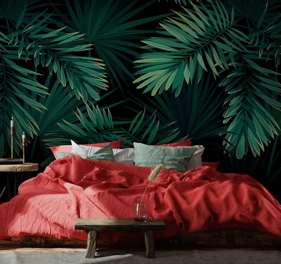 zidne murale Zelene palme u43269