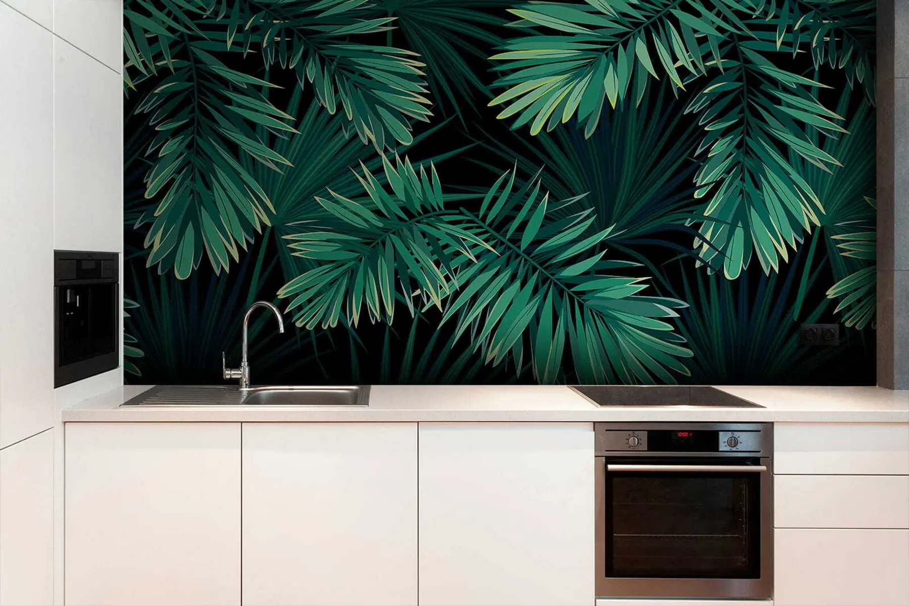 zidne murale Zelene palme u43269
