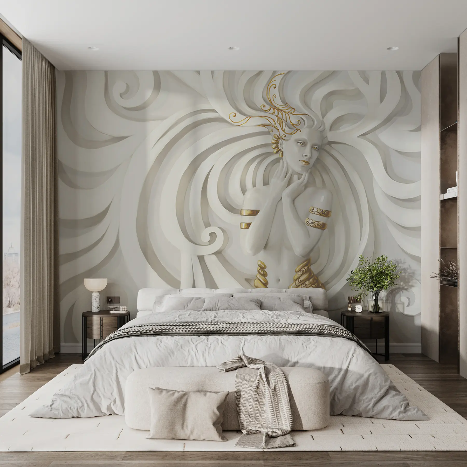 zidne murale Mramorna boginja u44157