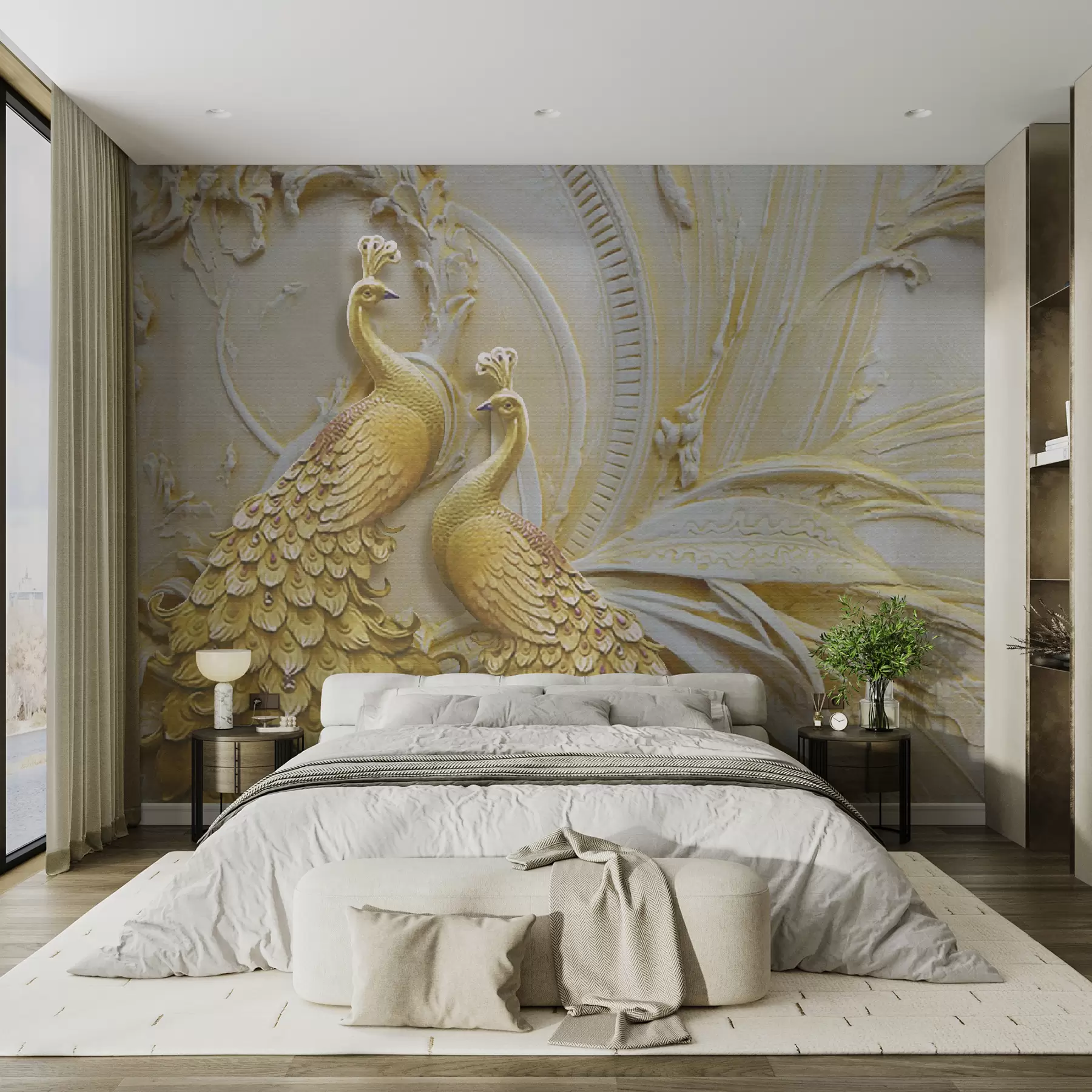 zidne murale Pavne bareljef u45083