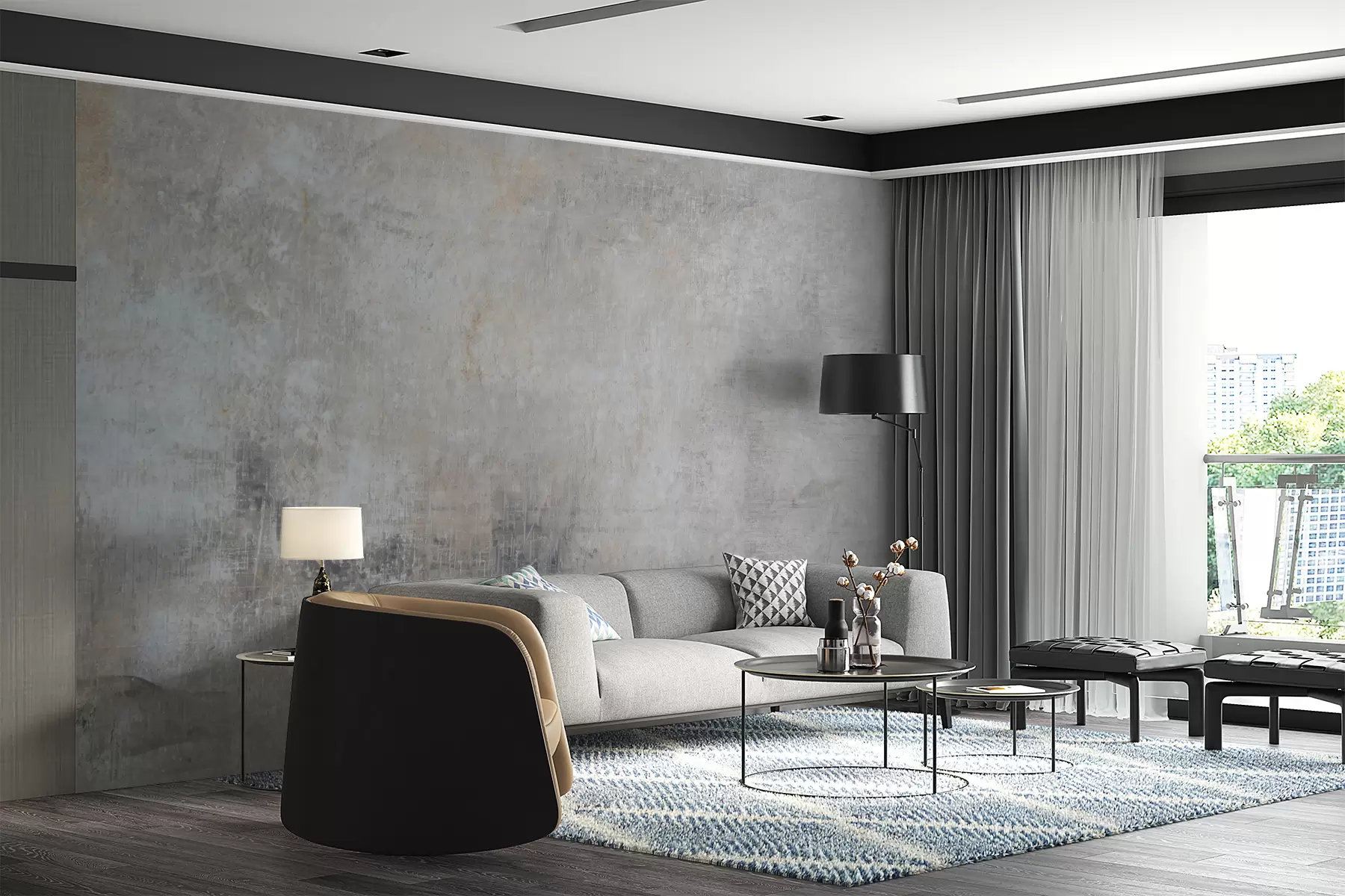 zidne murale Betonski zid u47663