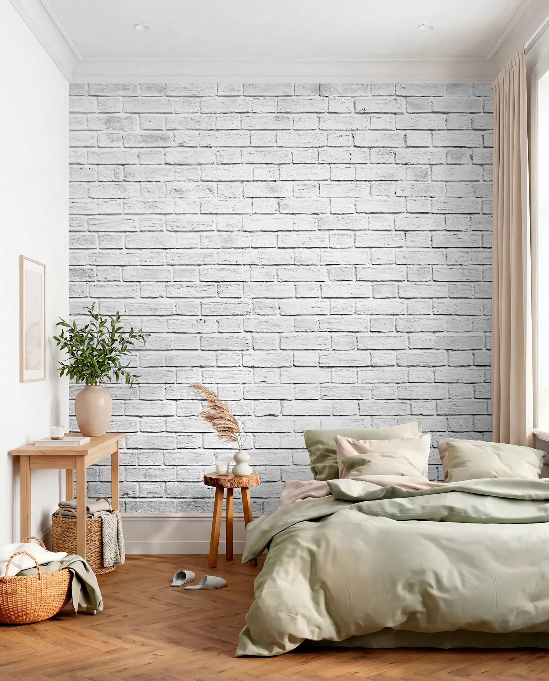 zidne murale Bijela opeka u54004