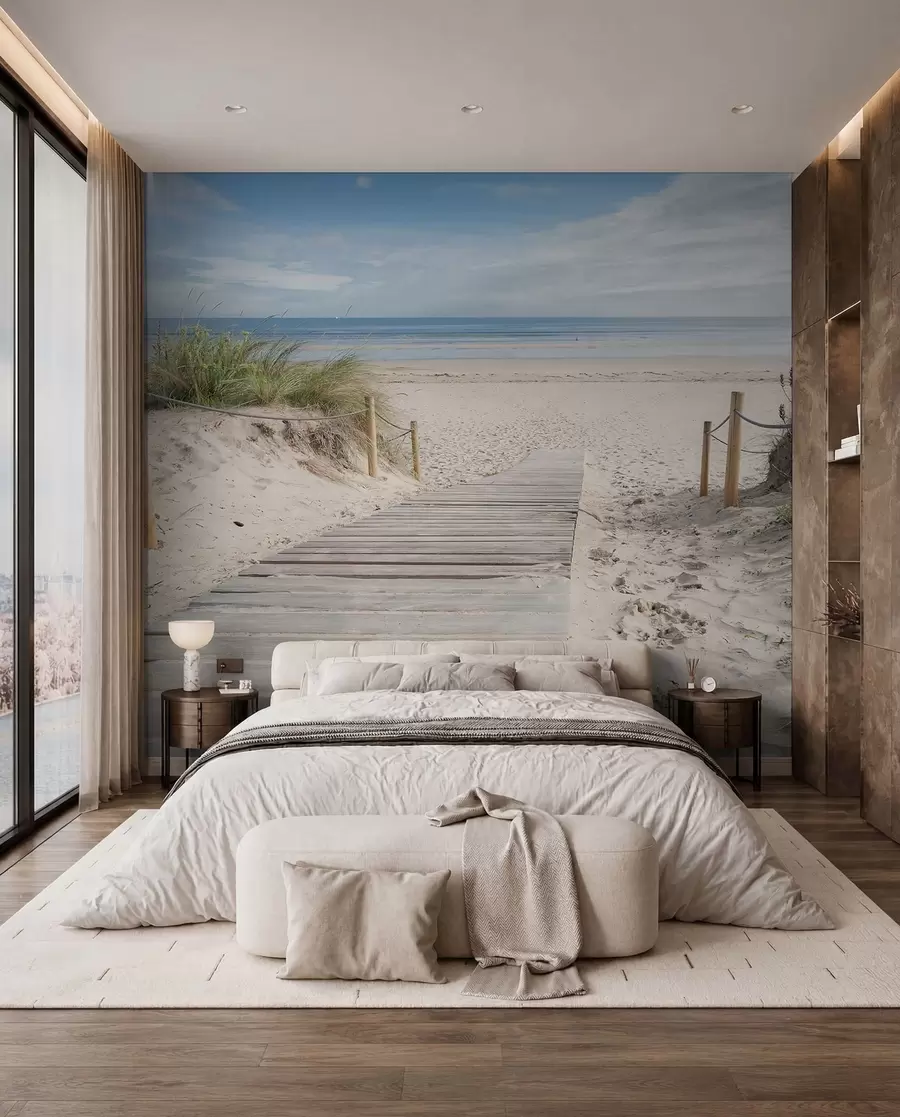 zidne murale Put do pješčane plaže u54357