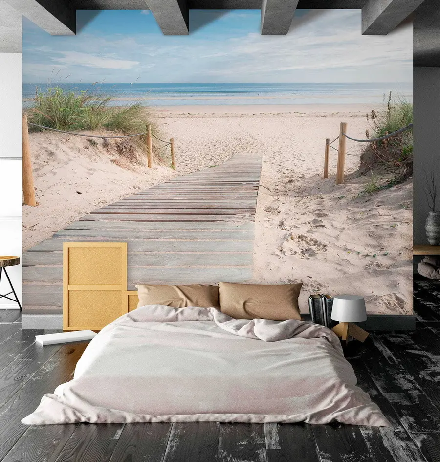 zidne murale Put do pješčane plaže u54357