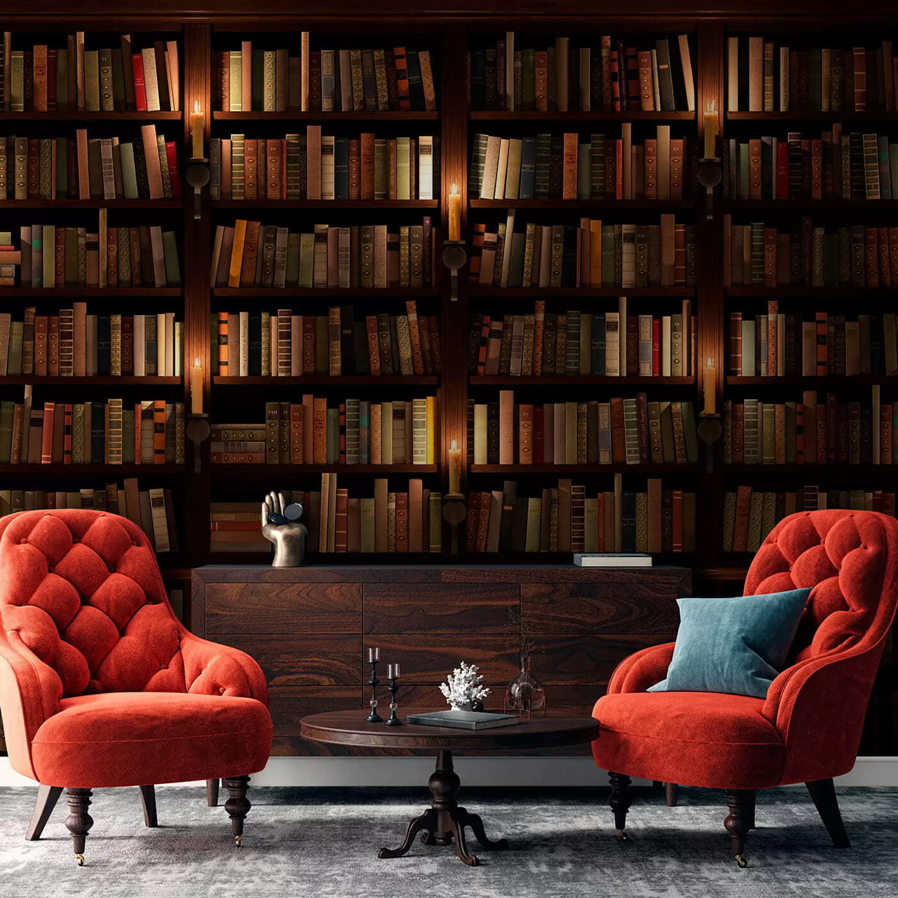 zidne murale Polica za knjige u57072