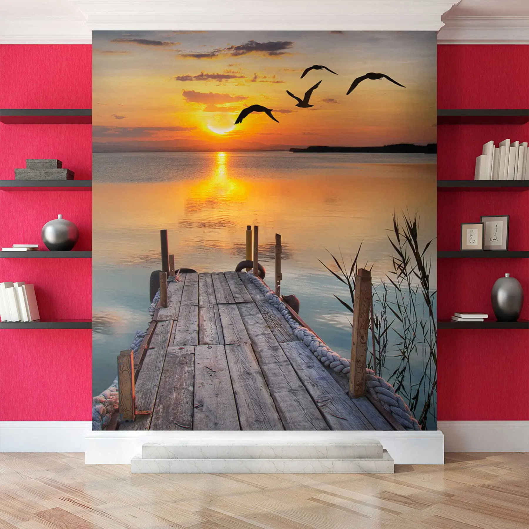 zidne murale Galebovi i mol u57673