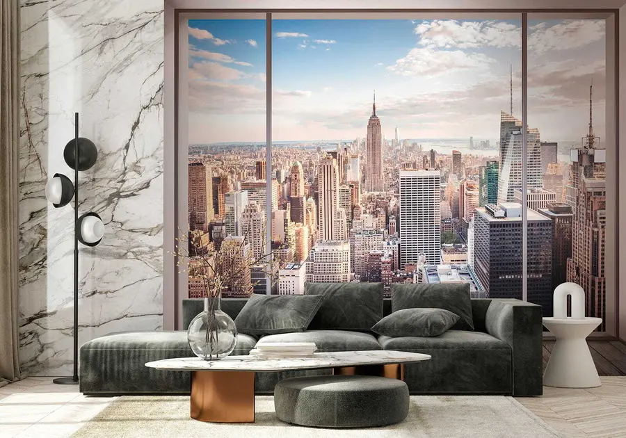 zidne murale Pogled na New York u59880