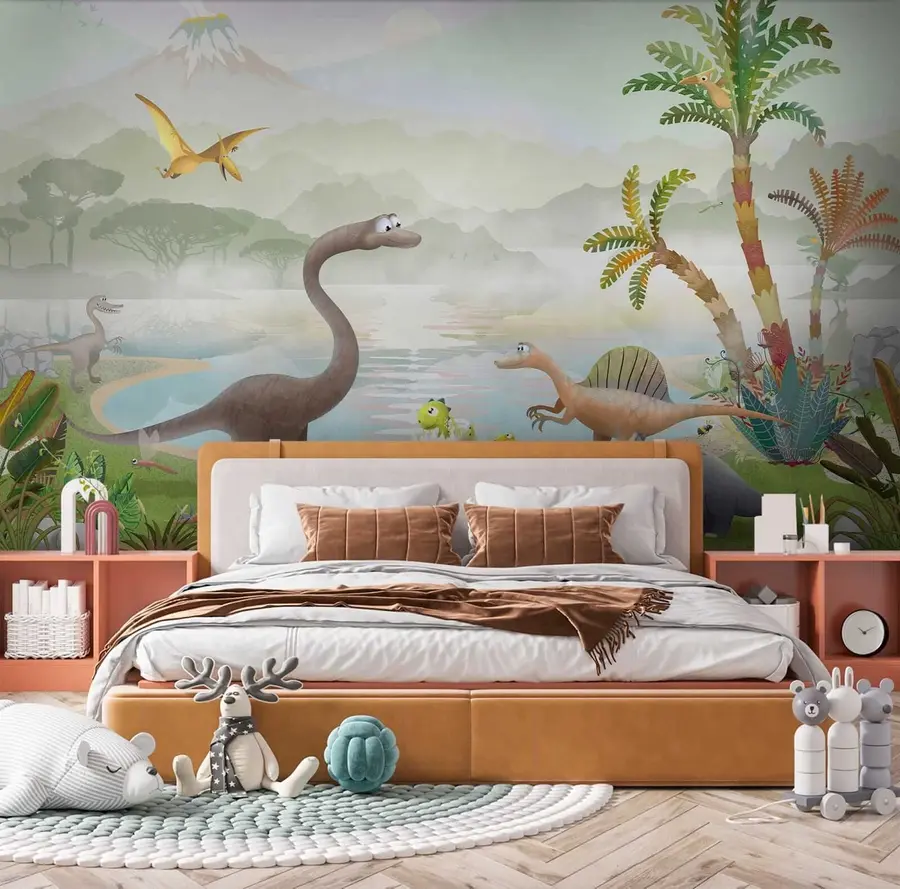 zidne murale Ptica, biljka i ekoregija u60040