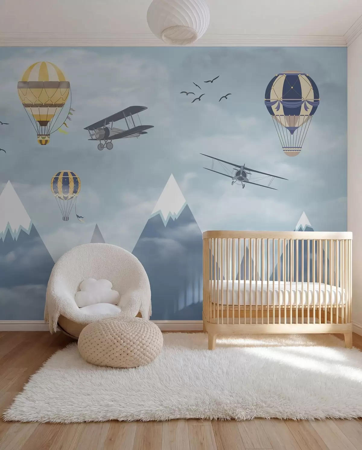 zidne murale Mali planinski piloti u60492