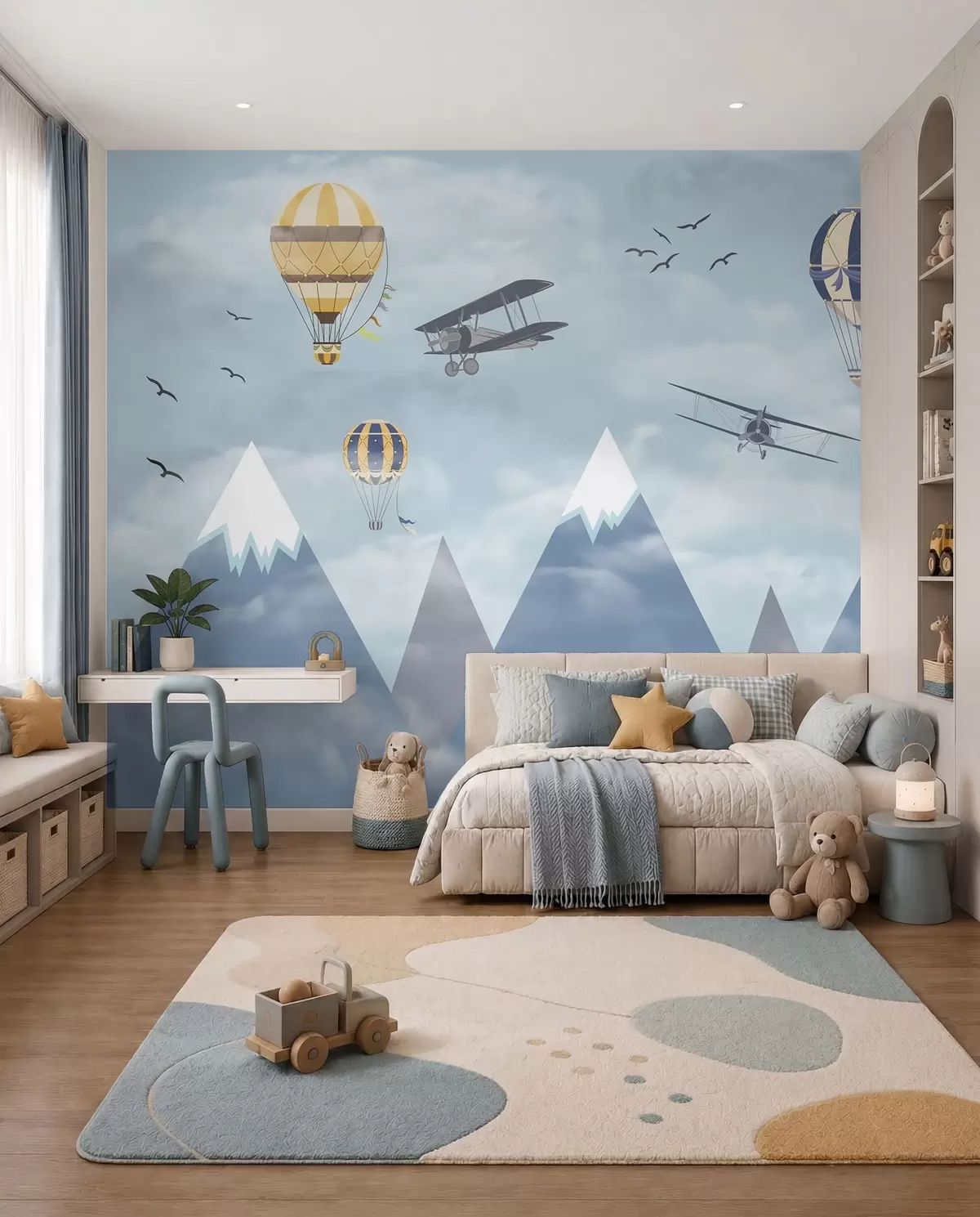 zidne murale Mali planinski piloti u60492