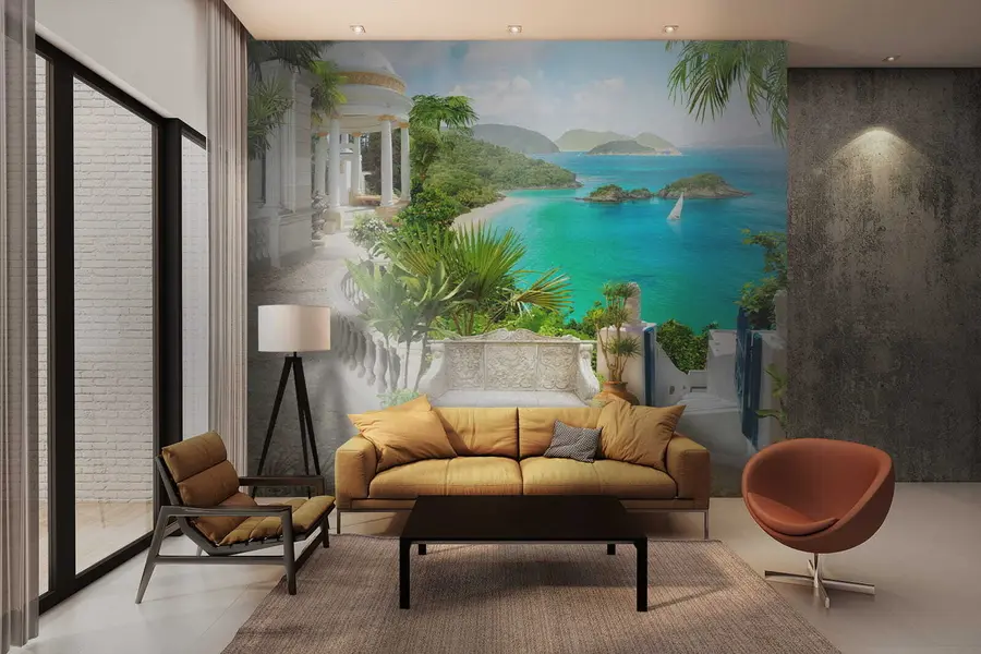 zidne murale Odmor na obali u79434