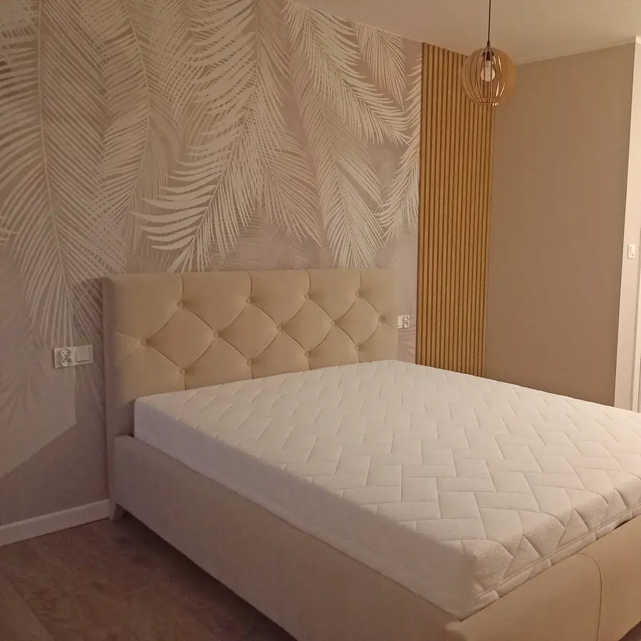 zidne murale Sivo palmino lišće u48556