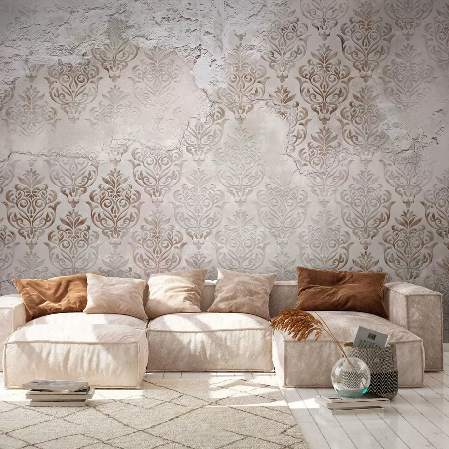 zidne murale Vintage ornament u59142
