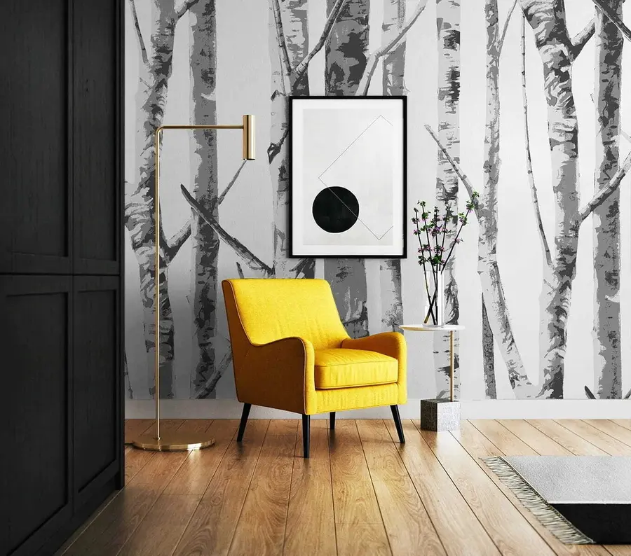 zidne murale Biljka, grančica i prirodni krajolik u58970