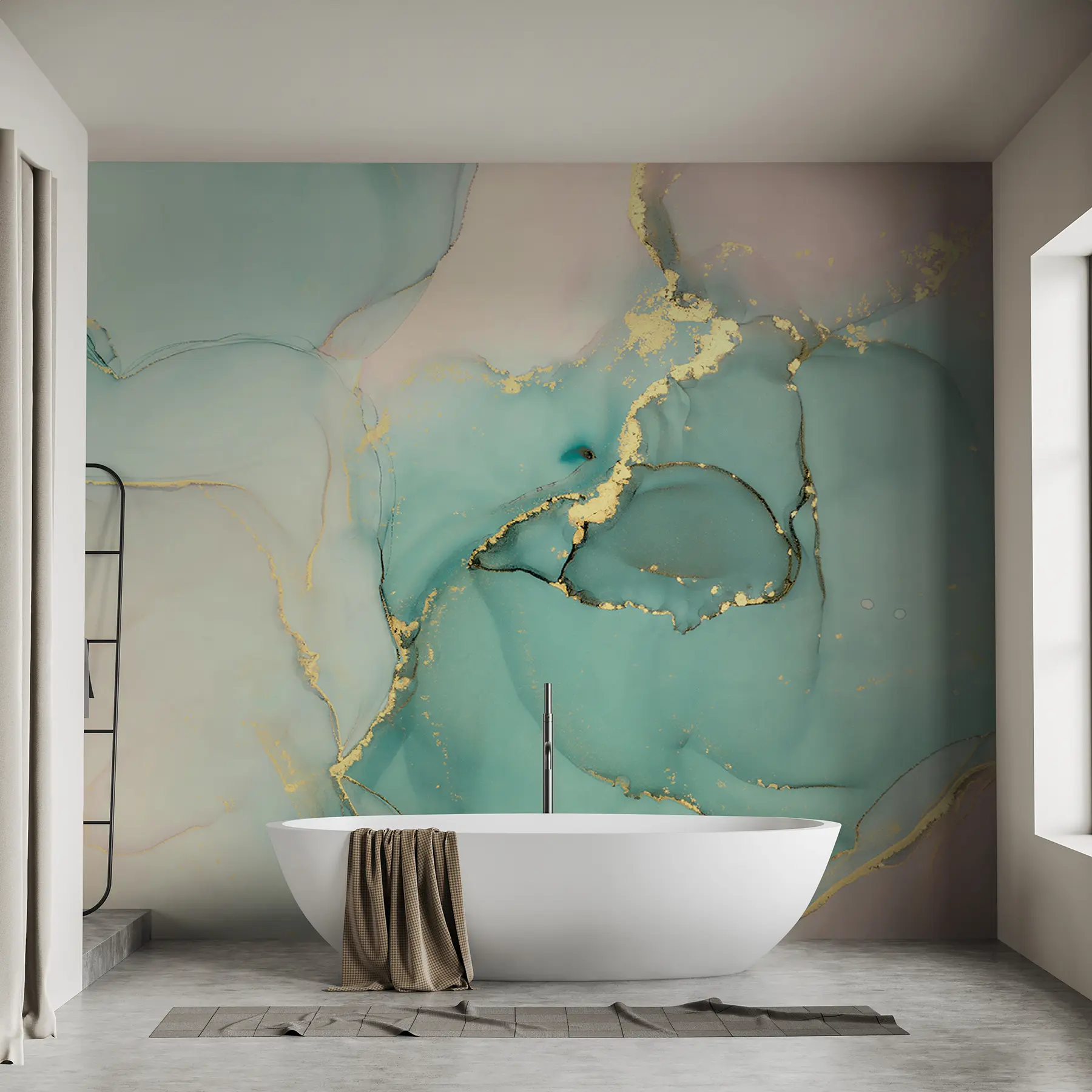 zidne murale Azurni mramor u20877