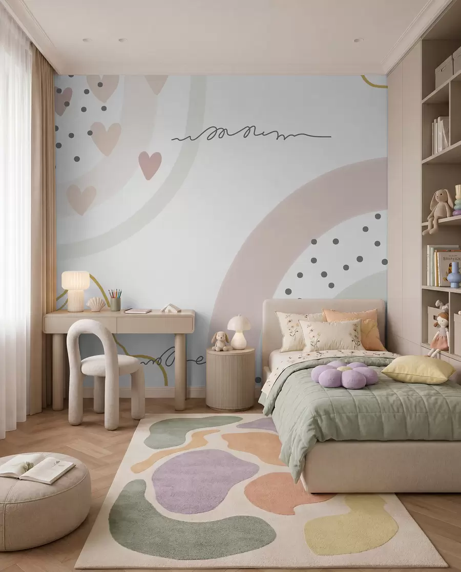 zidne murale Duga s točkicama u99373