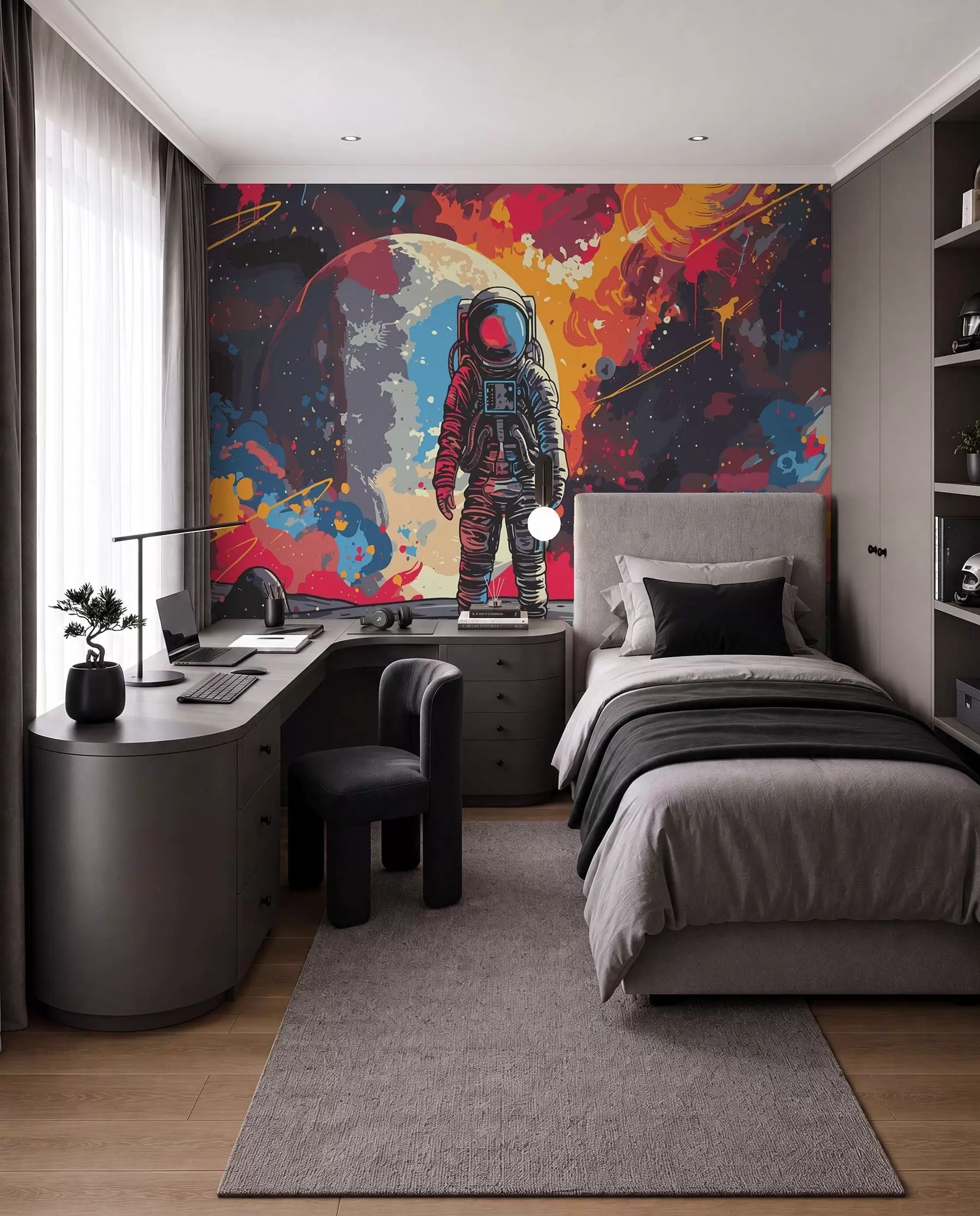 zidne murale Astronaut w08201