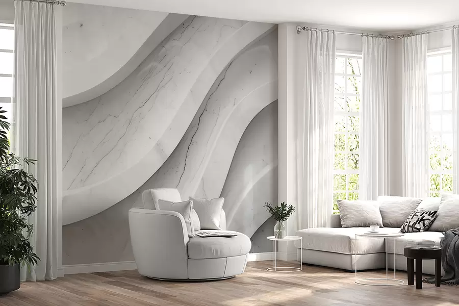 zidne murale Valovi mramorne elegancije w01589