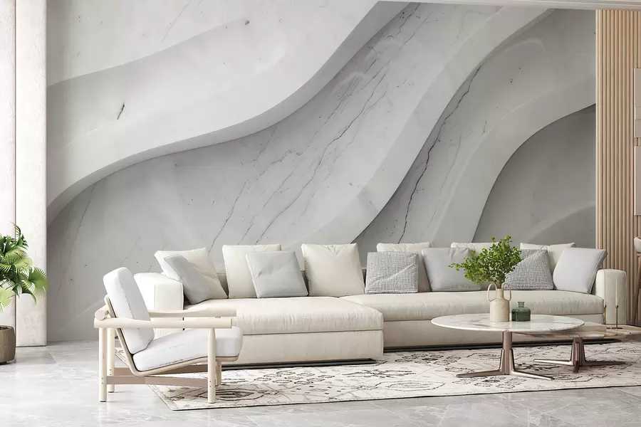 zidne murale Valovi mramorne elegancije w01589