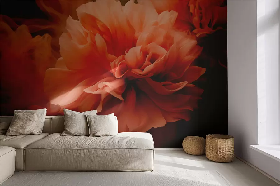 zidne murale Veliki cvijet w01746