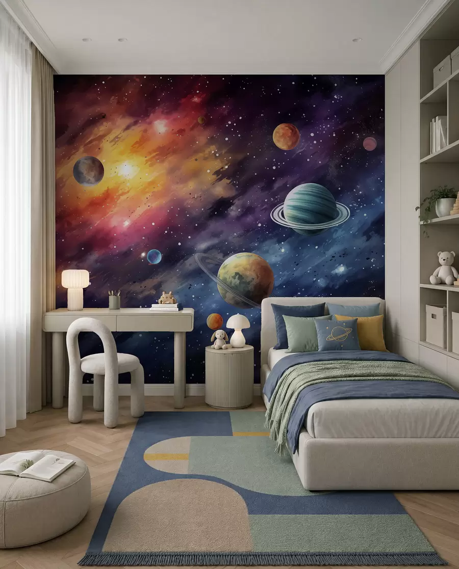 zidne murale Kroz maglicu w01798