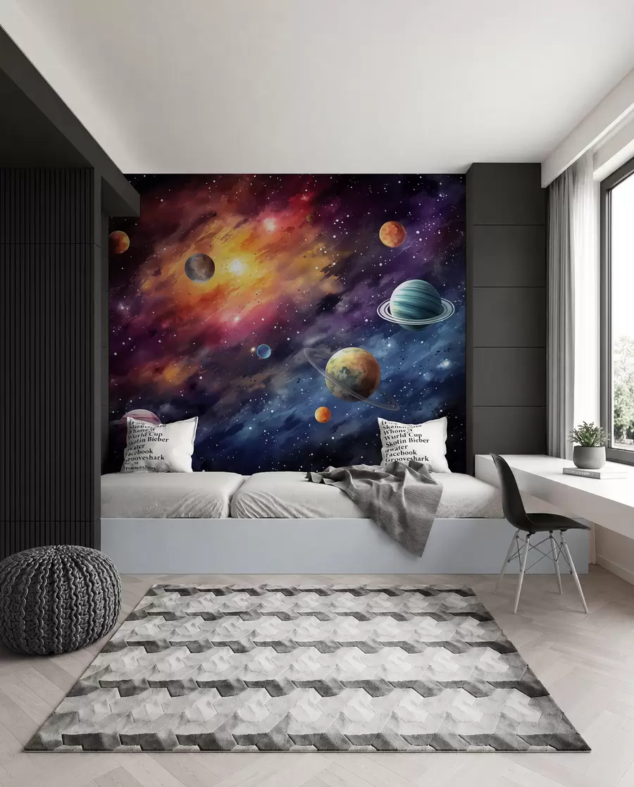 zidne murale Kroz maglicu w01798
