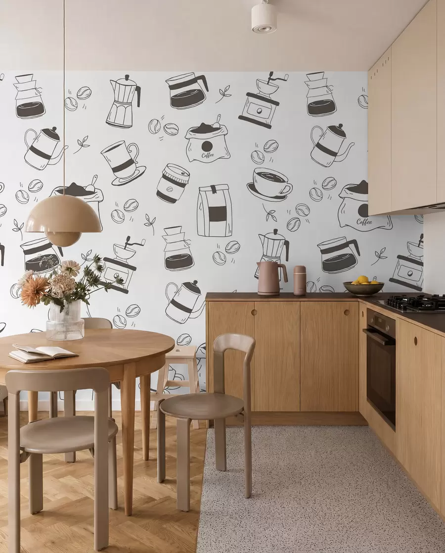 zidne murale Detalji o kavi w02002v2