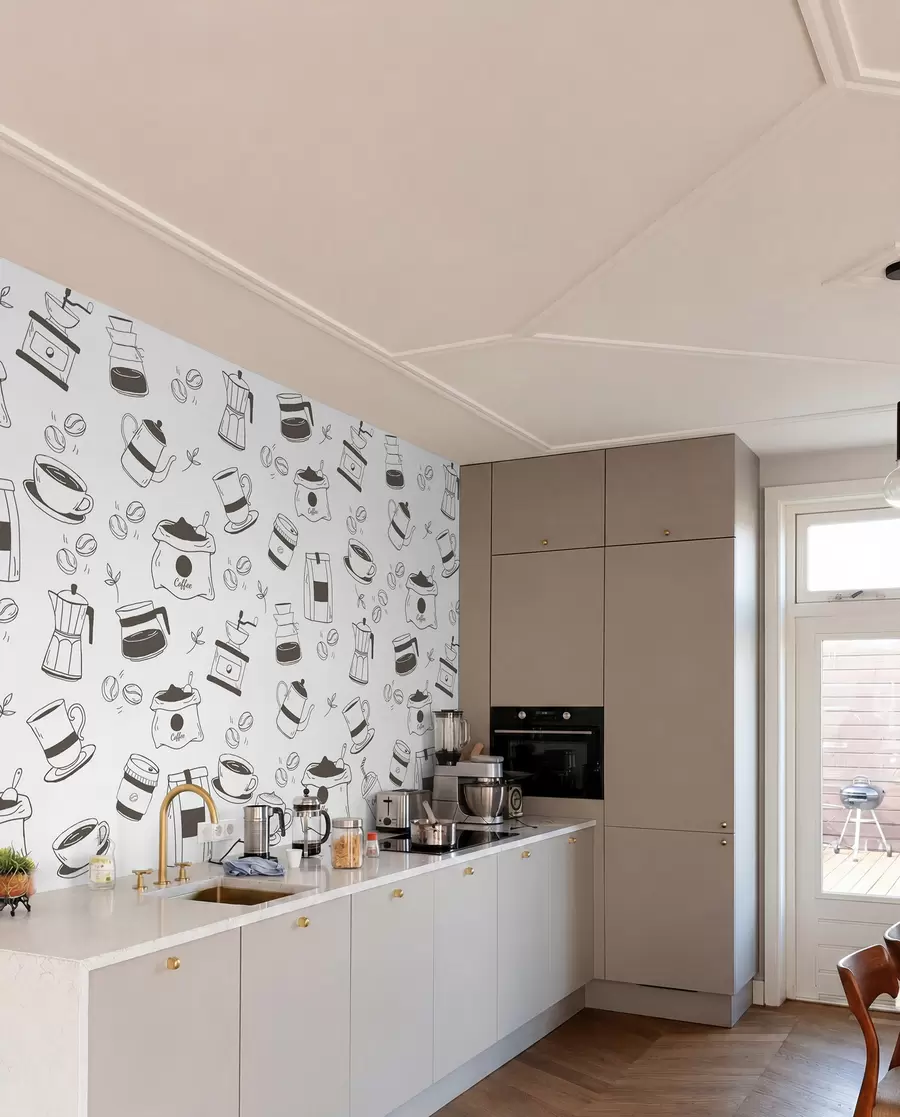 zidne murale Detalji o kavi w02002v2