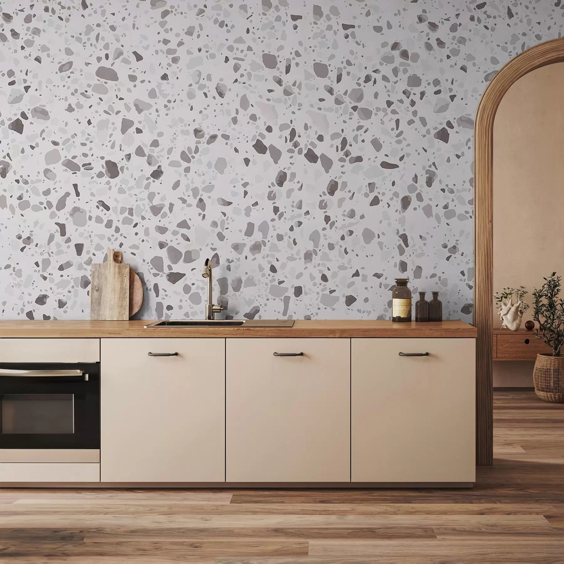 zidne murale Elegantan šareni dizajn površinske teksture u99669