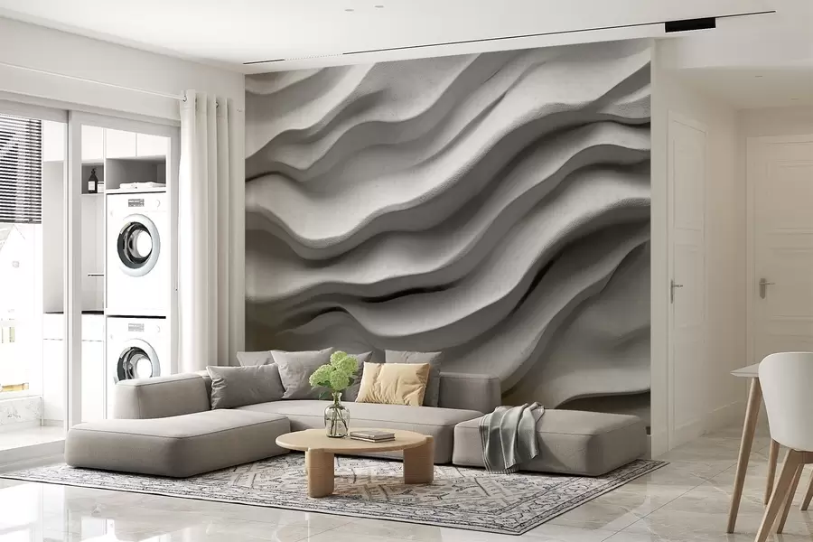 zidne murale Betonska tekstura glatkog reljefa w02233