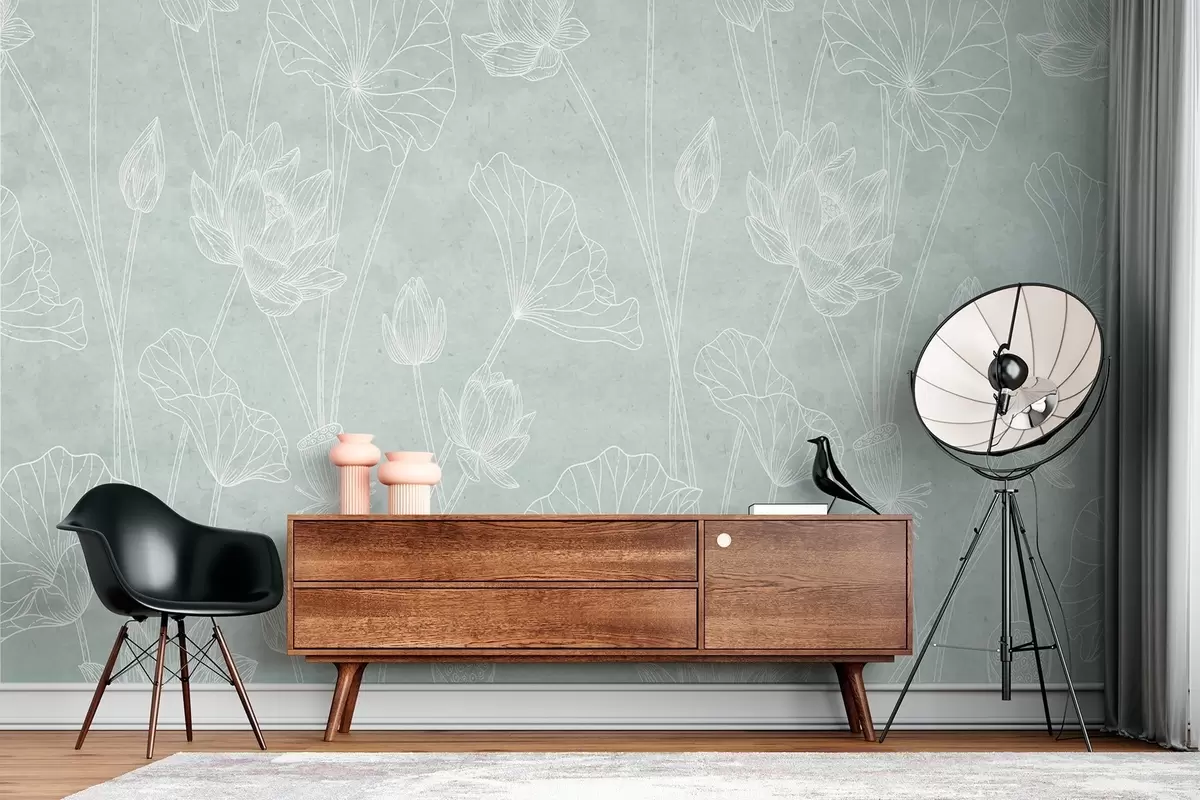 zidne murale Lotosi w02212v2