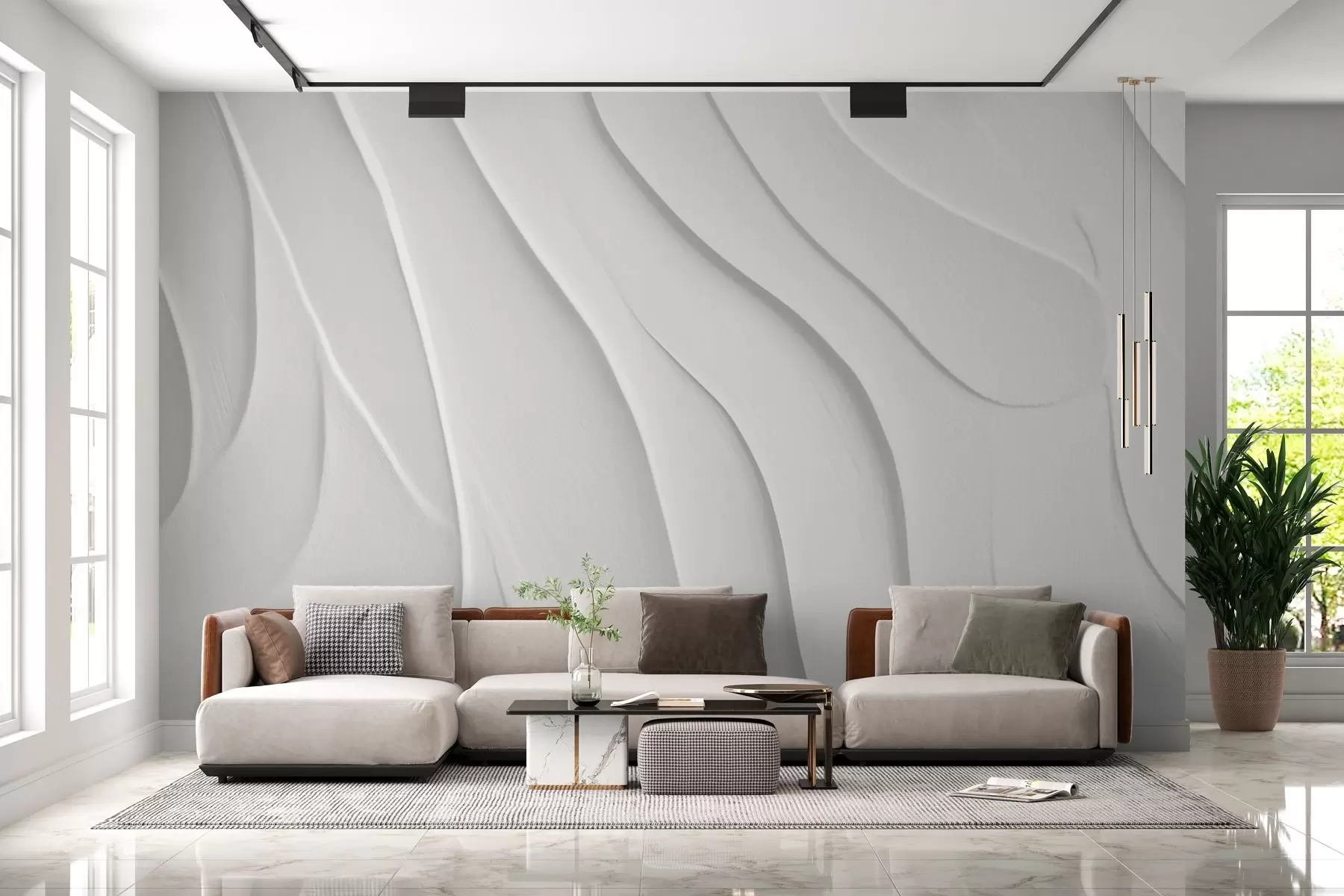 zidne murale Efekt laganog betonskog zida w02298