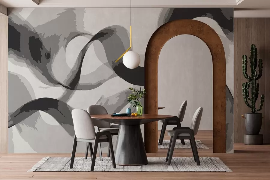 zidne murale Apstraktni valovi w02304