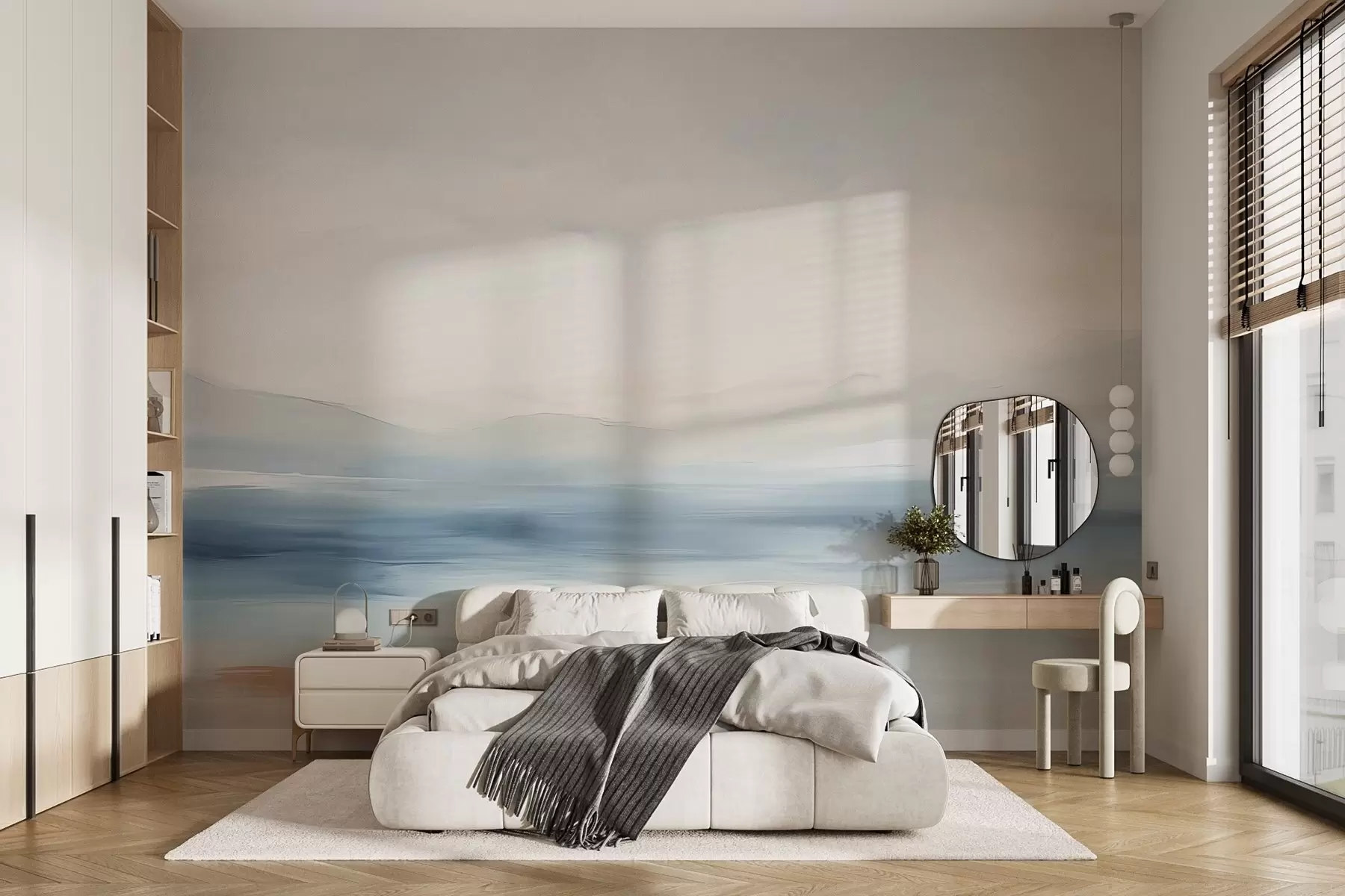 zidne murale Minimalistički morski pejzaž w02409