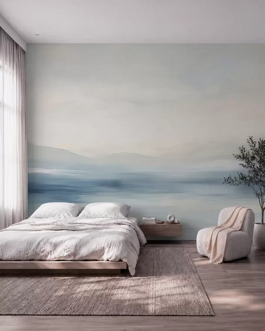 zidne murale Minimalistički morski pejzaž w02409