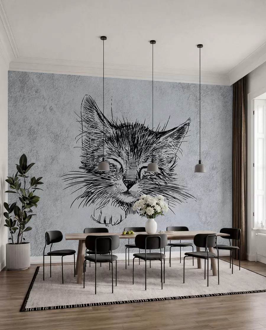 zidne murale Mačka, felidae i mesožder u43536