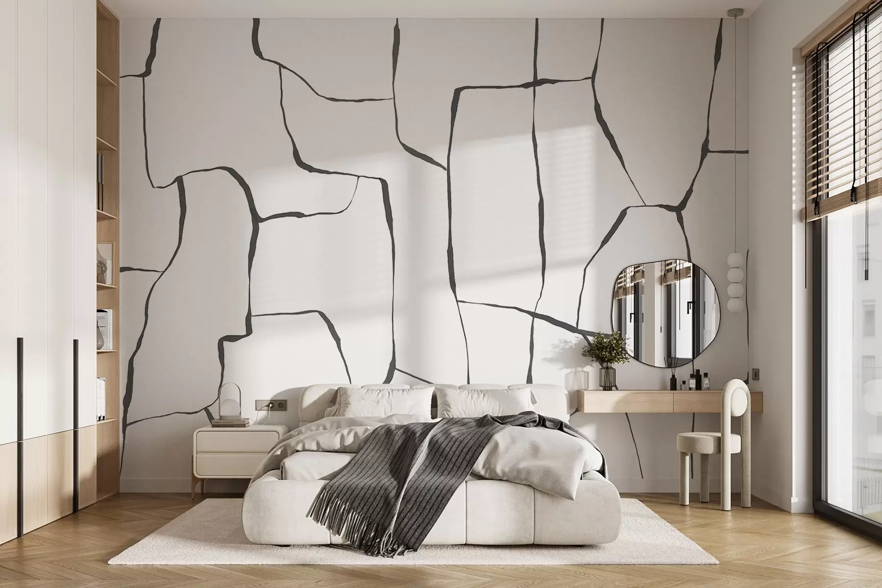 zidne murale Apstraktne linije w08574v1