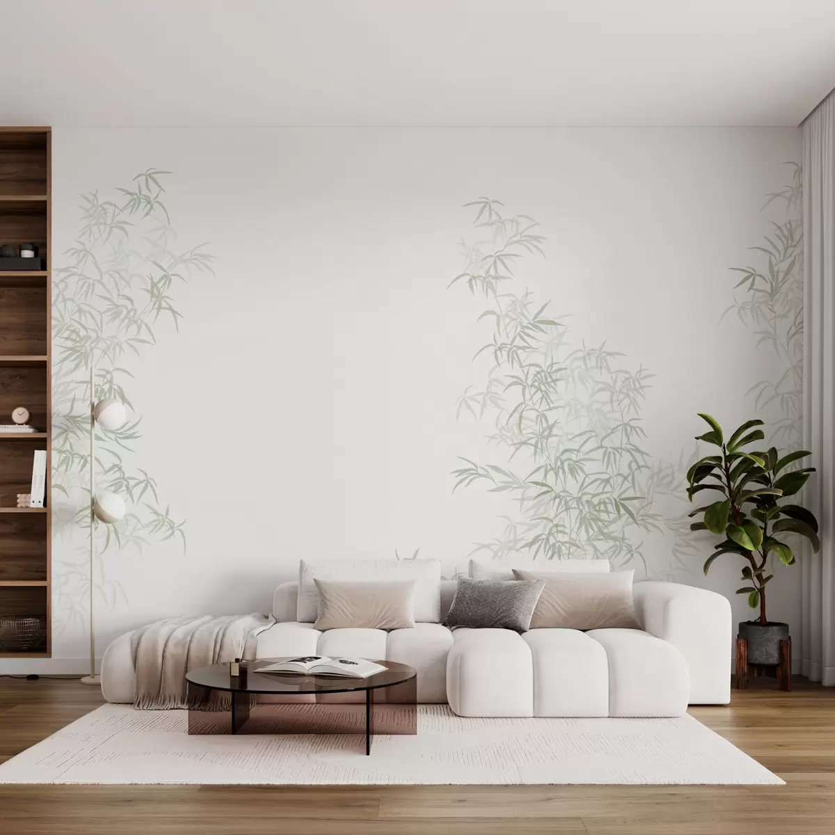 zidne murale Izreke minimalizma od bambusa w08555v2